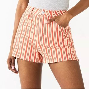 NEW SO High Rise Stripe Shortie.‎ Size 5 / 27W